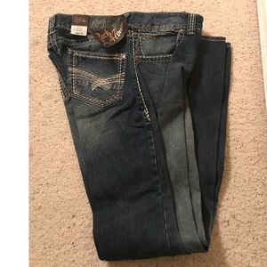 Rock 47 Denim Wrangler Boot Cut Jeans